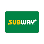 SUBWAY<sup>&reg;</sup> $25 Physical Gift Card